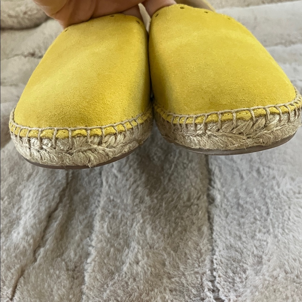 Talbots Izzy Scallop Marigold Suede Espadrilles New - 8.5 - Picture 8 of 11